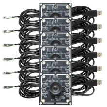 6PCS 100 Degree Camera Module 1MP OV9732 1280x720 USB Free Driver Manual Focus,with 3 Meter Cable for WinXP/7/8/10