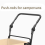 Foldable Cart Push Handle Extendable Trolley Accessories Wagon Equipment for Flat Folding 1