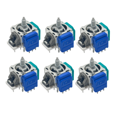 6PCS TMR Electromagnetic Joystick for Elite 2 Gamepad Upgrade 3D Analog Thumbstick Controller 1