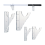 Lightsaber Stand Wall Display Acrylic Sword Mount Holder Transparent Rack 3