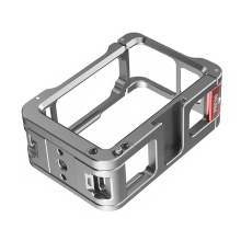 Quick Release Cage for ACTION 5PRO/4/3 Camera Foldable Mount with Cold Shoe Full Protective Frame Case