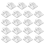 Hooks for Outdoor String Lights Clips 15 Pack Clear Light Hook with Waterproof Adhesive Backing 1