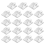 Hooks for Outdoor String Lights Clips 15 Pack Clear Light Hook with Waterproof Adhesive Backing 3
