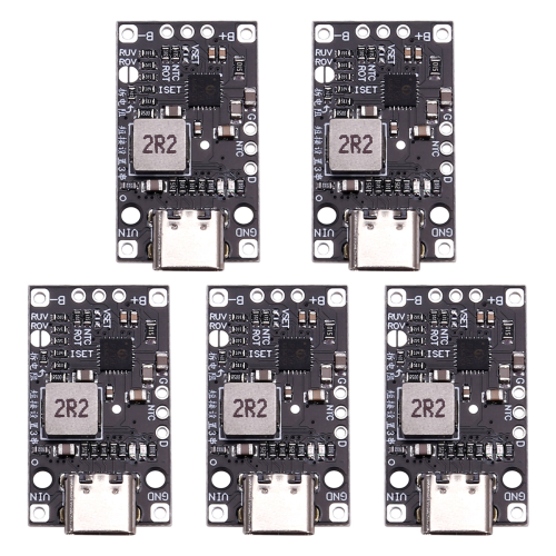 3.7V 2S Lithium Battery Charging Boost Module Type-C Support QC Fast with Balanced Charge LED Indicator