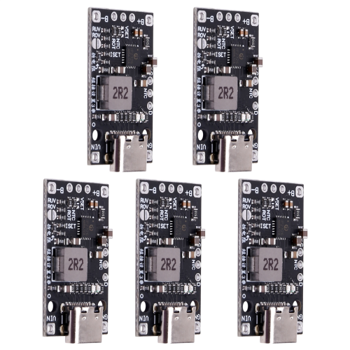 3.7V 2S Lithium Battery Charging Boost Module Type-C Support QC Fast with Balanced Charge LED Indicator 2