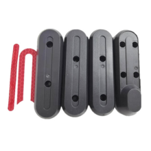 Easy to Install Front & Rear Side Wheel Cover Set with Reflective Stickers for M365 Electric Scooter White