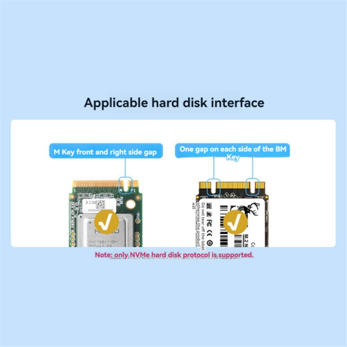 PCIe to M.2 Adapter Board for 5 8Gbps Transfer Module Hard Disk Read/Write Faster 2