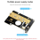 PCIe to M.2 Adapter Board for 5 8Gbps Transfer Module Hard Disk Read/Write Faster 6