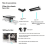 GPU Support Frame Adjustable Brace Prevent Sagging Video Card Bracket for Chassis 12cm Fan Position White 4