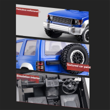 RC Remote Controlled Car with Lighting Variable Speed FourWheel Drive Drift Racing Simulation Model Toy for LD1297,A