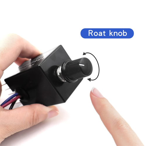 2pcs 12V/24V DC Motor Speed Controller Universal,Knob Screw Electronic Stepless Regulator Switch 2