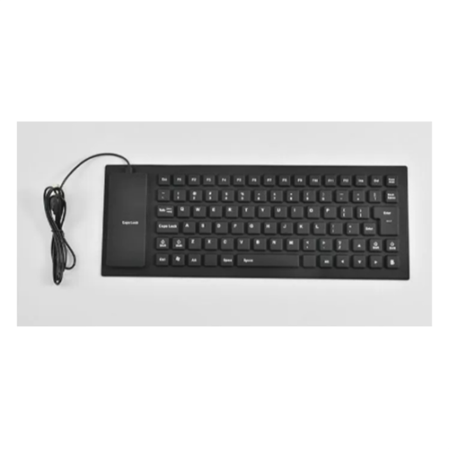 Silicone Mute Soft Keyboard 85-Key Computer USB Wired Portable Laptop Pc Folding Waterproof 2