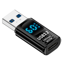 1PCS Digital LED Display USB 3.2 Adapter 10Gbps 36-60W Power Meter Tester Smart Chip Data Transmission C Extension B