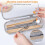 Dishwasher Basket, Stainless Steel Silverware Replacement Utensil Basket Rectangular Mesh 4