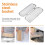 Dishwasher Basket, Stainless Steel Silverware Replacement Utensil Basket Rectangular Mesh 5