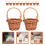 Mini Woven Baskets Miniature Flower Small Easter Candy Gift 7
