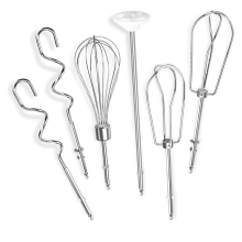 Hand Mixer Beaters for Stainless Steel Left and Right Turbo Style Beaters,Wire Egg Whisk,Liquid Blending Rod