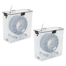 2Pcs 3D Printer Filament Dryer Box Airtight and Moisture-Resistant Real-Time Monitoring for PLA ABS Filaments