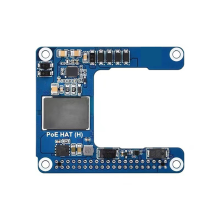 For 5/CM5 PoE HAT Power over Ethernet HAT(H) 5V 5A Support 802.3af/At Expansion Board for RPI