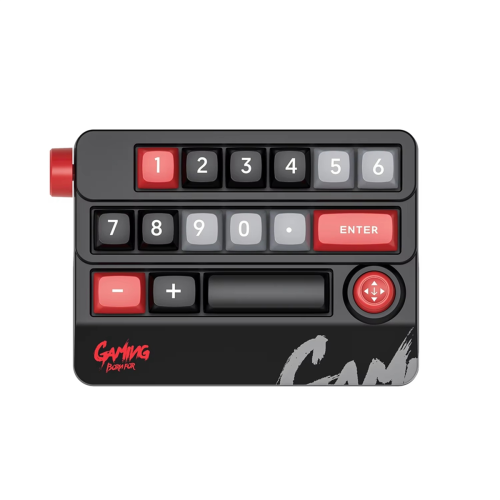 Portable Joystick Mechanical Keyboard Full Hot Swappable Key RGB Backlight Wired Programmable Game ForDesktop,B 1
