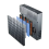 4 Bay USB4.0 40Gbps M.2 NVMe SSD Enclosure Compatible to Type-C 4.0 32TB Solid State Drive Case EU Plug 2