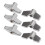 Drum Set Fixed Wing Nuts T Type Stand Nut Cymbal Washer Replacement Percussion Instrument Parts 8