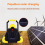 Emergency Triangular Warning Light Safety Breakdown Lamp Portable Solar for Camping Working 6