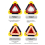 Emergency Triangular Warning Light Safety Breakdown Lamp Portable Solar for Camping Working 5