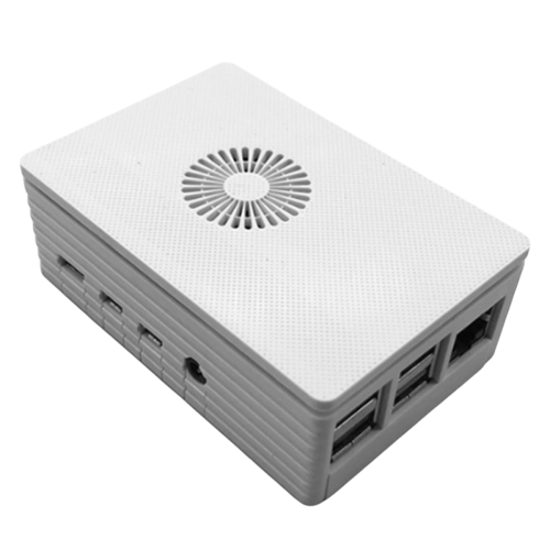 Heat Dissipation ABS Case Motherboard Fan Box White Shell Plastic Bracket Cooling for 4 1