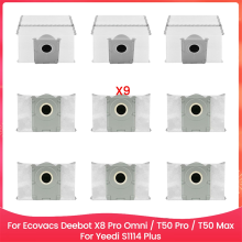 Dust Bags Replacement for X8 Pro Omni / T50 Max S14 Plus Vacuum Cleaner