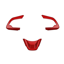 Car Steering Wheel Trim Sticker Buttons Interior Accessories for Swift 2024 Red