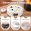 Yogurt Maker 36 Hour with Adjustable Temperature & Time Control,MultiFunction Electric Machine Eu Plug 4