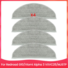 4PCS Mop Cloth Pads for G10 Alpha 3 VXVC25/MJSTP Vacuum Cleaner Replacement Parts