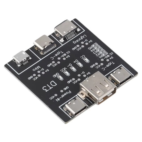 2PCS DT3 Data Cable Test PCB Board Type-C USB C Micro-USB Tester Date on-Off Detection 2