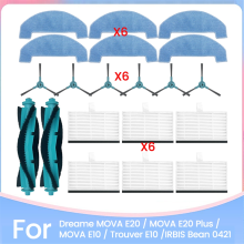 For E20 / Plus E10 Trouver for IRBIS Bean 0421 Replacement Part Brush Filter Mop Cloth