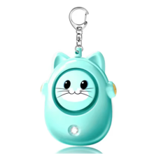 Cute Cat Personal Alarm, Women'S Anti-Wolf Artifact, Outdoor Children'S and Emergency Self- Keychain