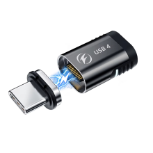 140W USB4.0 Magnetic Adapter USB C to Type 40Gbps Fast Charging Converter Cable Connector 8K@60Hz Adapter,A