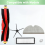 For S6 Pure E4 S4 Max MaxV S5 E2 E3 E5 E20 E25 E35 Main Side Brush Filter Mop Cloth Set 4