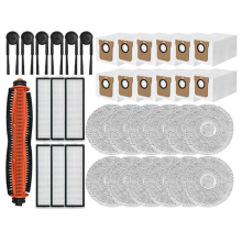 37PCS for M40S OV31CN Vacuum Cleaner Spare Parts Anti- Roller Brush Filter Mop Cloth Dust Bag
