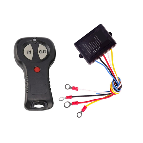 12V/24V Wireless Handset Switch Controller Winch Remote Control System for Off-Road ATV Electric Kit 2