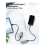 Portable M.2 NVME SSD Enclosure 2242mm External Hard Drive Case with Type-C Interface for PC B 4