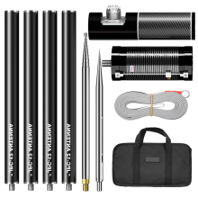 -12 HF Antennas for Ham Radio with Slide Regulator 7MHz-50MHz All Band Hf Vertical Antenna 40m-6m 8 Bands Outdoor