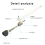 For 3 Max Hotend Integrated Hardened Steel Nozzle Thermistor Heating Component K3M Ceramic 0.6mm 7