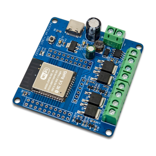 ESP32 4-Channel MOS Switch Module DC5-60V on-Board ESP32-32E WiFi and BLE DC Powered