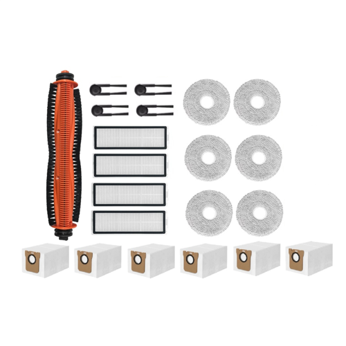 21 Pcs for M40S/OV31CN Sweeping Machine Accessories Main Side Brush Mop Filter Dust Bags 1