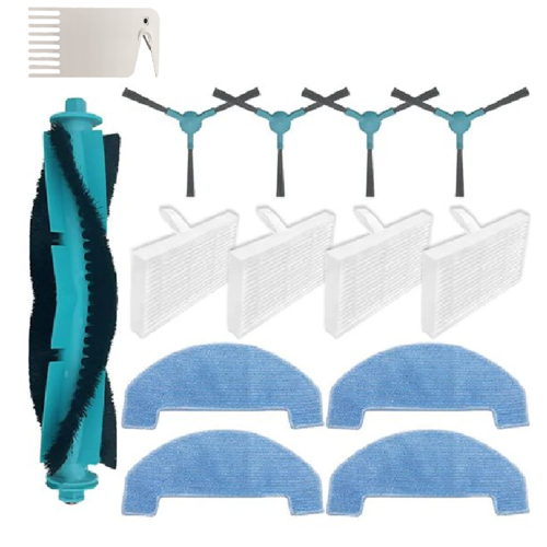 For E10, E20 Plus Trouver E10,E20 Vacuum Cleaner Parts Roller Brush Side Filter Mop Pad