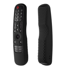 Shockproof Silicone Remote Cover for Smart TV an-MR21 MR22 Protective Sleeve,Black