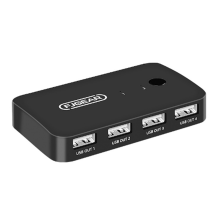 USB Switch Adapter 2 Input 4 Output Switcher Printer Sharer for Computer Keyboard Mouse Controller