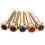6pcs Brass Bridge Pins for Acoustic Guitars Fixed String Nails 6 & 12 Instruments Enhanced Tone Stability 2
