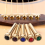 6pcs Brass Bridge Pins for Acoustic Guitars Fixed String Nails 6 & 12 Instruments Enhanced Tone Stability 6